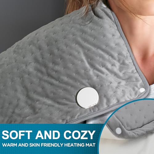 Heating Pad Extra Large 22x33 & Foot Warmer Double Sided 2 in 1, Gift Idea