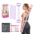 6 Gear Adjustable Resistance Bands, Fitness Resistance Bands Exercise Bands with Comfort Grips, Unisex, for Arms, Chest Extender, Home Workout, Fitness, Pilates