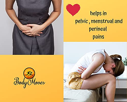 BodyMoves Reusable Perineal Cooling Pad for Postpartum & Hemorrhoid Pain Relief, Hot & Cold Packs for Women After Pregnancy and Delivery, Pack of 2 Gel Pads Plus 2 Washable Sleeves
