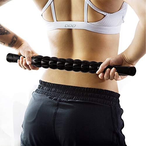 ZanLLW Lymphatic Drainage Massager, Massage Roller, Muscle Roller Stick, Cellulite Massage Tool, Fascia Release Tools, Neck Massager Roller, Lipo Roller for Legs, Calf, Thigh, Sore Muscle Recovery
