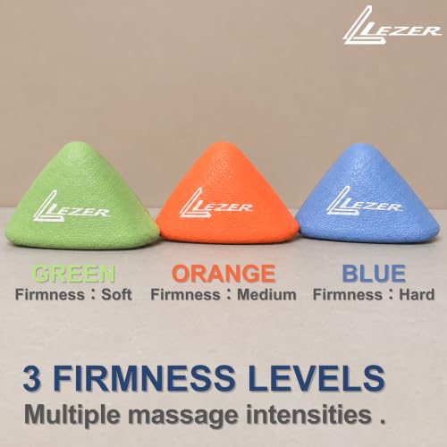 Trigger Massage Point, 3-Angle Deep Tissue Massager, Orange & Firm Ball set - style: 07 - Trigger Orange + Hard Ball