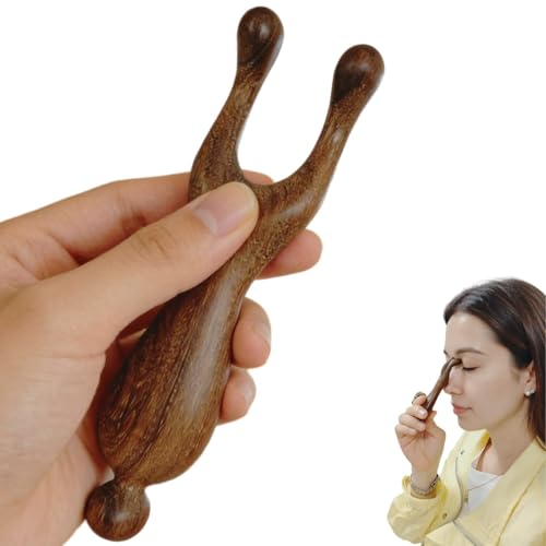 Sandalwood Nose Gua Sha Tool Wooden Meridian Acupoint Massager