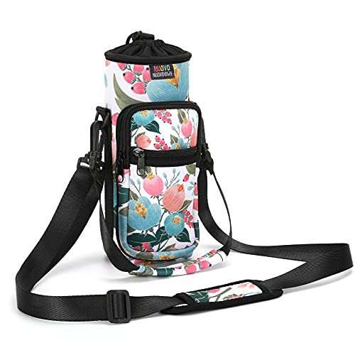 Nuovoware Water Bottle Carrier Bag, 25oz/32oz, Rosebush pink - color: Rosebush Pink, size: 25-32 Ounces - Standard