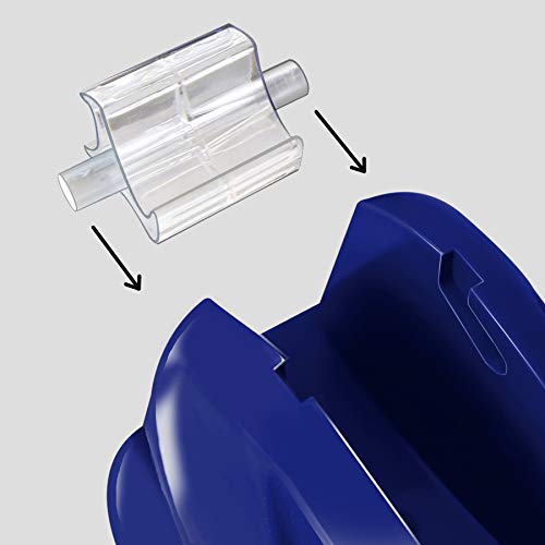 Acrimet Desktop Tape Dispenser, Premium, Non-Skid Base, Plastic, Deep Blue