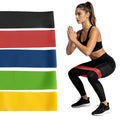 Resistance Bands Long Non-Latex Elastic Stretch Bands - color: 5 Colors-5-30lb, size: 2ft