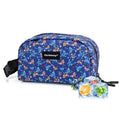 Cerbonny Small Cooler Bag,Freezable Lunch Bag,Built-in ice pack - color: Blue-Floral Print