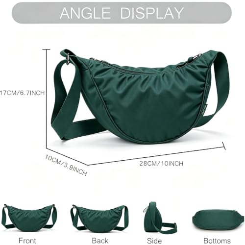 Fanny Pack Waist Bag Adjustable Waist Belt,Zippered Pockets,Hiking Fanny Pack for Running Dog Walking Travel Cycling(Green) - color: green