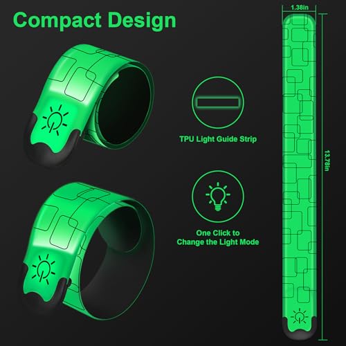 LED Armband Rechargeable for Night Running Walking(2 Pack)