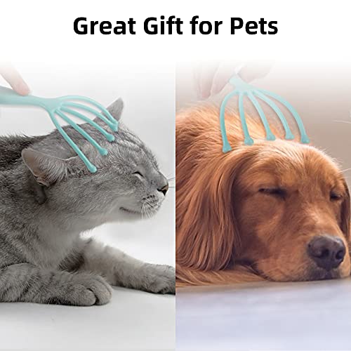 Scalp Massager,Handheld Claw Head Massager for Deep Relaxation & Stress Reduction in The Office Home SPA. Blue and Green(2-Pack)