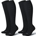 LEVSOX Thicker Bamboo Viscose Compression Socks 20-30 mmHg Cushioned - color: Black, size: Medium