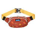 KAVU Canvas Spectator Belt Bag, Cotton Fanny Pack for Travel - color: Mirage Glow
