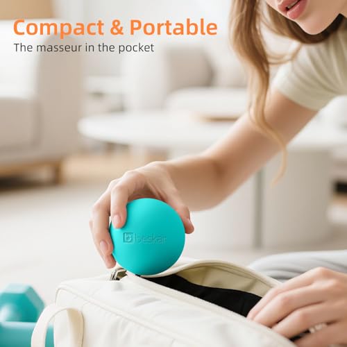 Massage Lacrosse Ball for Myofascial Release, Trigger Point Therapy - color: Green