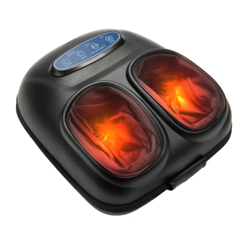 LINGTENG Foot Massager, Heated Foot Massager (Sapphire Blue) - color: Sapphire Blue