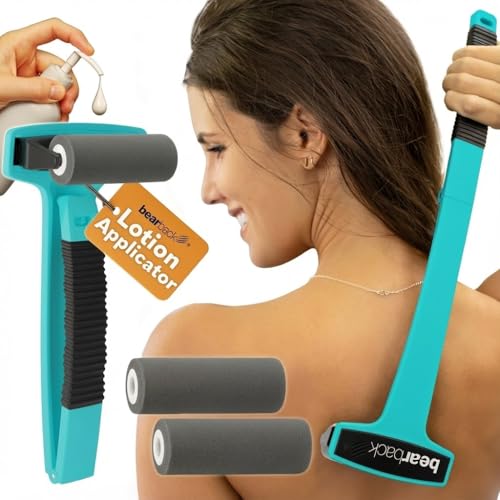 bearback Long Handle Lotion Applicator for Back, Legs & Feet, Women/Men