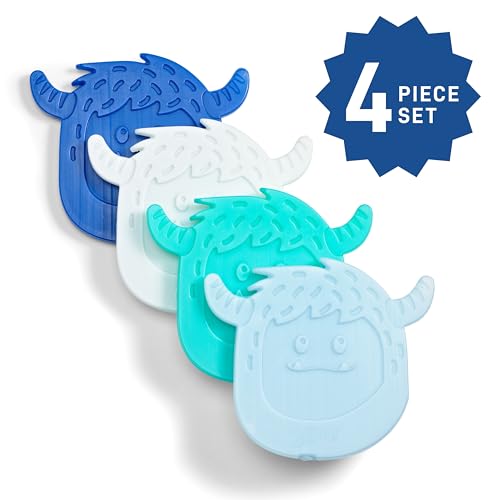 Fit & Fresh Cool Coolers Reusable Kids Lunch Box Ice Packs, 4pk - color: Yeti (4 Pack), size: 4 Pack