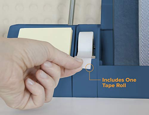 Bostitch Office Konnect Tape Dispenser with Premium Single-sided Tape, Sticks to Desk, Blue (KT-TAPE-BLUE) - color: Blue