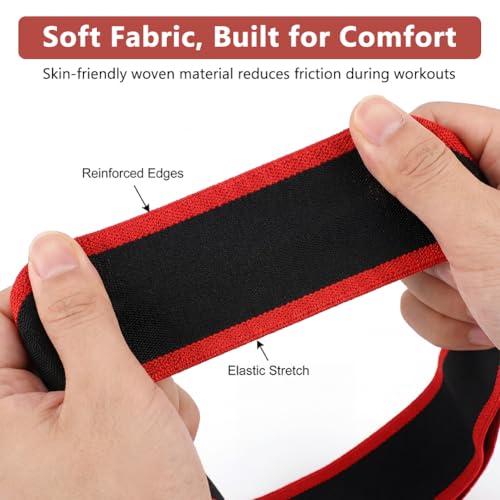 Elastic Yoga Stretching Strap with Multi-Loop, Numbered Resistance Bands