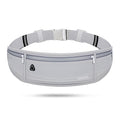 USHAKE Slim Running Belt, Bounce Free Fanny Pack Phone Holder - color: Light Grey