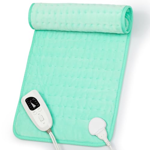 Heating Pad,Electric Heating Pad,Heating Pad for Back (LightGreen, 24"x12") - color: Lightgreen, size: 24x12 Inch