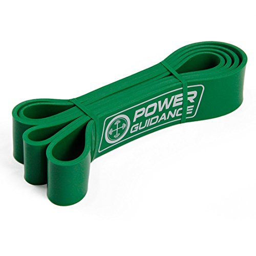 POWER GUIDANCE Pull Up Assist Bands - Stretch Resistance Band - Mobility Band - Powerlifting Bands - by Perfect for Body Stretching, Powerlifting, Resistance Training - color: green