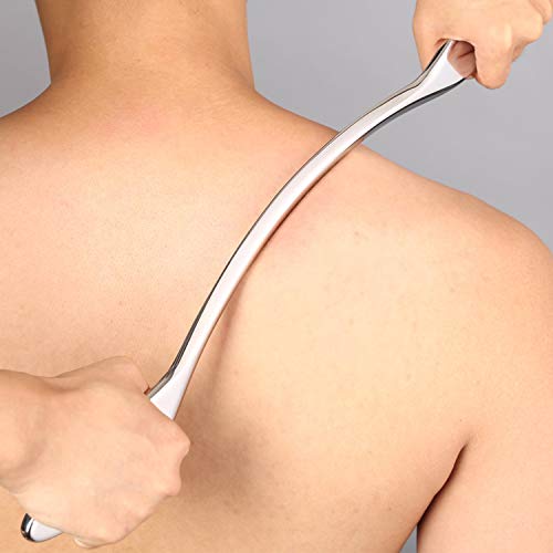 STICKON Stainless Steel Gua Sha Scraping Massage Tool IASTM Tools Great Soft Tissue Mobilization Tool (E Shape) - style: E Shape