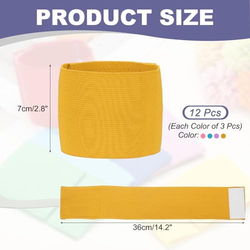 Soccer Captain Armband Elastic Wrist Arm Bands Adjustable Player Team Leader Anti-Slip Badge Sports Accessories - color: Cotton Candy