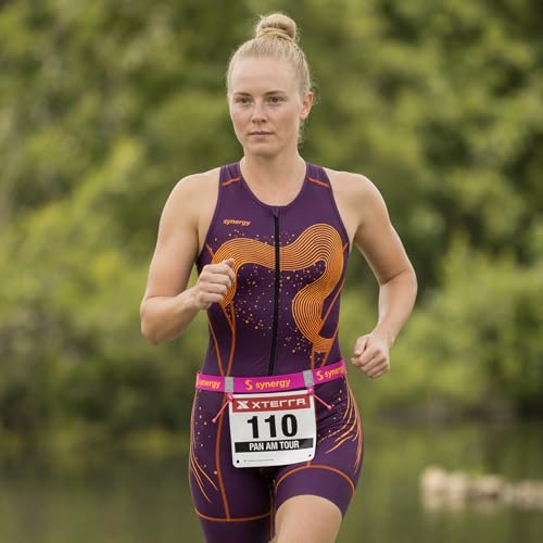 Synergy Running/Triathlon Race Day Number Belt - color: Pink 1-Pack