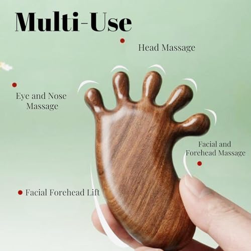 Sandalwood Foot Reflexology Tool Wooden Acupressure Massager