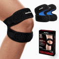 Welnove Patellar Tendon Support Strap - 2 Pack Knee Braces for Men and Women - Knee Pain Relief Adjustable Knee Strap for Running, Workout, Arthritis, Jumper, Tennis Injury Recovery (Black, L) - size: Large (Pack of 2)
