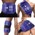 AiricePac 16 × 9" Large Ice Pack for Injuries Reusable Gel for Lower Back, Shoulder, Knee, Elbow, Hip, Leg, Soft Flexible Cold Compress for Pain Relief - style: BLUE-1