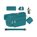 Rexmore Quilted Puffer Diaper Fanny Pack, Crossbody Mom Purse, Dark Green - color: Dark Green