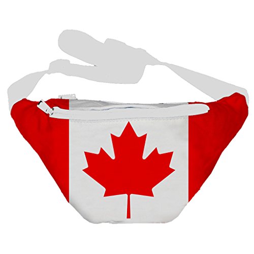 Funny Guy Mugs Canadian Flag Fanny Pack - color: Canadian Flag