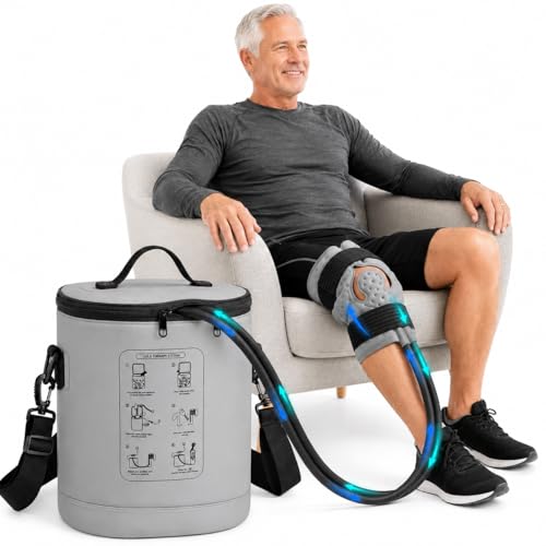Ice Machine for Knee After Surgery, Portable Enlarged Cold Pad