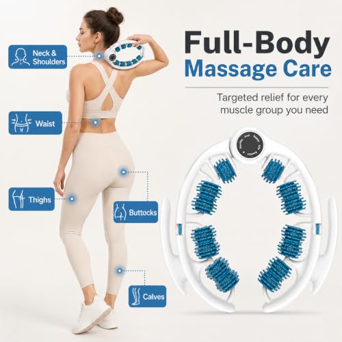 Anti Cellulite Massage Roller, Lymphatic Drainage Massager