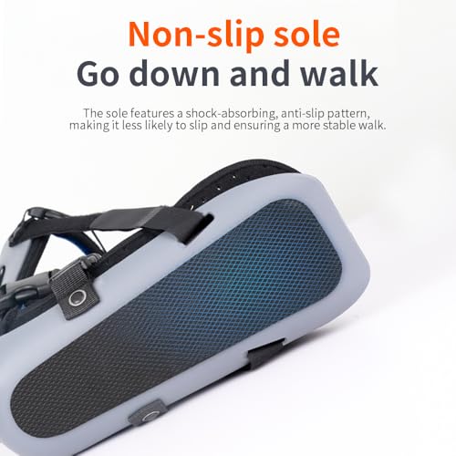 Laway Plantar Fasciitis Adjustable Leg Support Brace with Adjustable Support Bracket Fits Right or Left Foot for Soreness Relief, Foot Pain and Stretching (Small) - size: Small