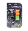 2 Pack Reflective Gear Flashing LED Slap Sports Wristbands, Safety Lights Arm Bands - Magic Band Running Lights for Runners - for Night Walking, Cycling and Running (Green/Orange)