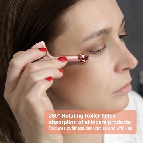 Stainless Steel Gua Sha & Face Rollers - Metal Roller for Eyes & Neck, Anti-Aging Facial Massage Tools, Gua Sha Facial Tool Kit (Leaf Shape) - color: Leaf Shape