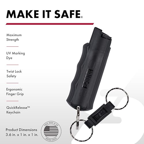 SABRE Runner Pepper Gel Spray for Running, Walking & Personal Safety - color: Runner Pepper Gel and Black Pepper Spray