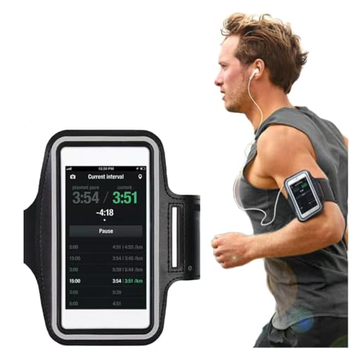 MP3 MP4 Music Player Running Exercises Sports Armband Case -Black