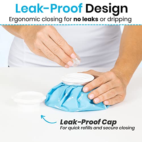 Arctic Flex Refillable Ice Pack Bags (2 Pack) - Reusable Hot Water & Ice