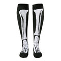Junely Compression Socks for Women Knee High Funny Socks - color: A10-skeleton