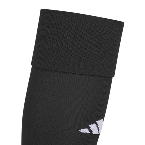 adidas Metro Soccer Socks or Calf Sleeves 1 Pair - color: Black/White/Calf Sleeve, size: Medium, style: Calf Sleeve