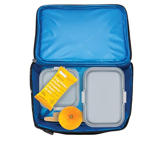 PackIt Freezable Classic Lunch Box, Dino Camo Charcoal - color: Dino Camo Charcoal