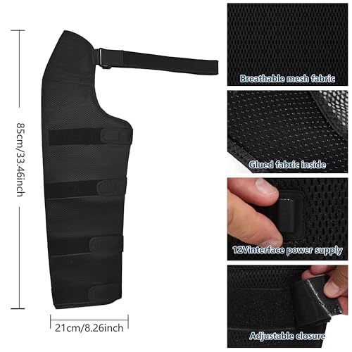 Leg Heating Pad Massager, Heating Pad for Legs, Heating Pads for Legs and Calf Heating Pad for Better Circulation, Pain Relief, Adjustable Size