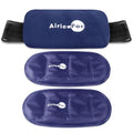 AiricePac Ice Packs for Injuries Reusable (3-Piece Set) Hot Cold Gel Wraps for Joint Pain, Muscle Soreness, Adjustable & Flexible for Back, Knees, Shoulders, Arms and Legs - size: M, style: M