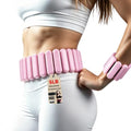 BBK Adjustable Weighted Belt For Women and Men - color: Pink, size: 5lb