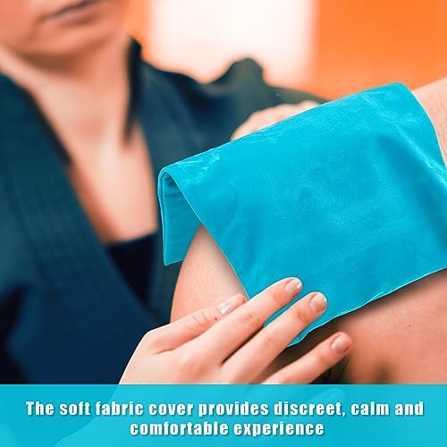 Paterr 5 Pcs Soft Flannel Cold Pack Sleeves Fabric Cover, 6"x9" - size: 6"x9"