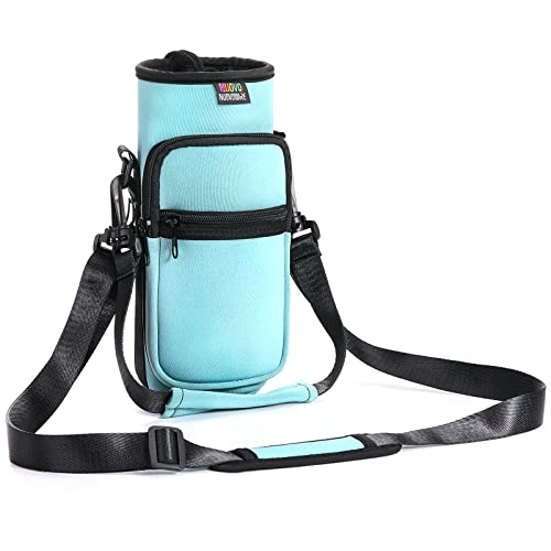 Nuovoware Water Bottle Carrier Bag, 25oz/32oz, Dusty Blue - color: Dusty Blue, size: 25-32 Ounces - Standard
