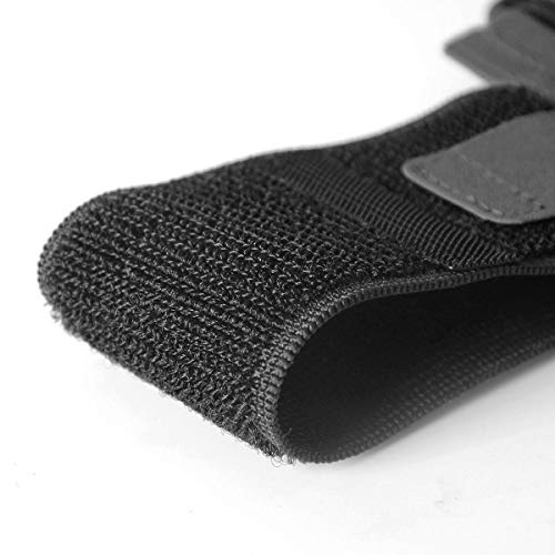 BoxWave Holster Compatible with Samsung Galaxy Z Fold 5 - ActiveStretch Sport Armband, Adjustable Armband for Workout and Running - Jet Black