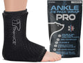 TheraICE Ankle Ice Pack Wrap PRO, Ankle Brace, Plantar Fasciitis, FocusZone - size: Small/Medium, style: PRO